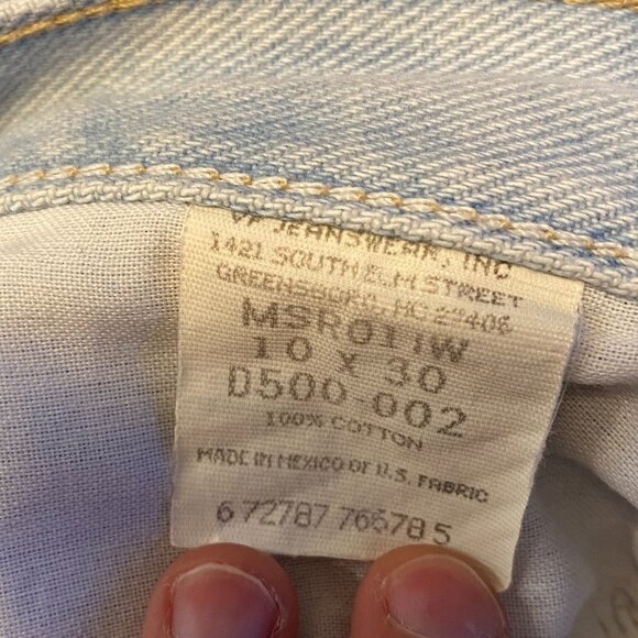 Vintage Wrangler Straight Leg Light Wash Denim - Picture 6 of 6